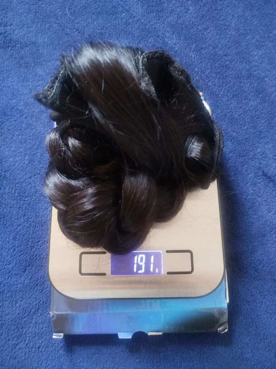 Mega hair cabelo indiano liga azul - Foto 2