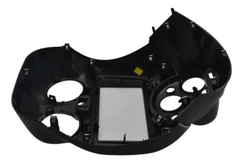 Moldura Radio Central Painel Nissan Versa 2013 Original Preto - Foto 6