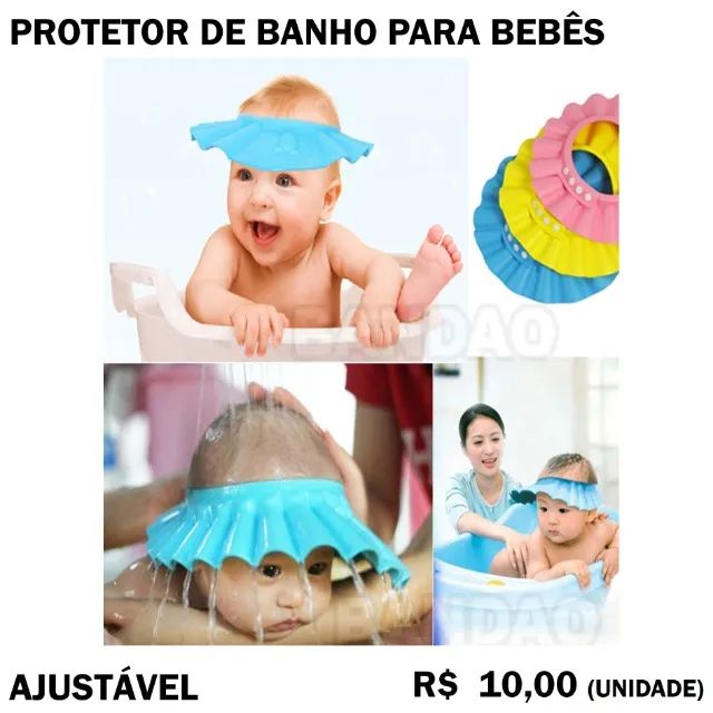 Protetor de Cabeça para Banho de Bebês