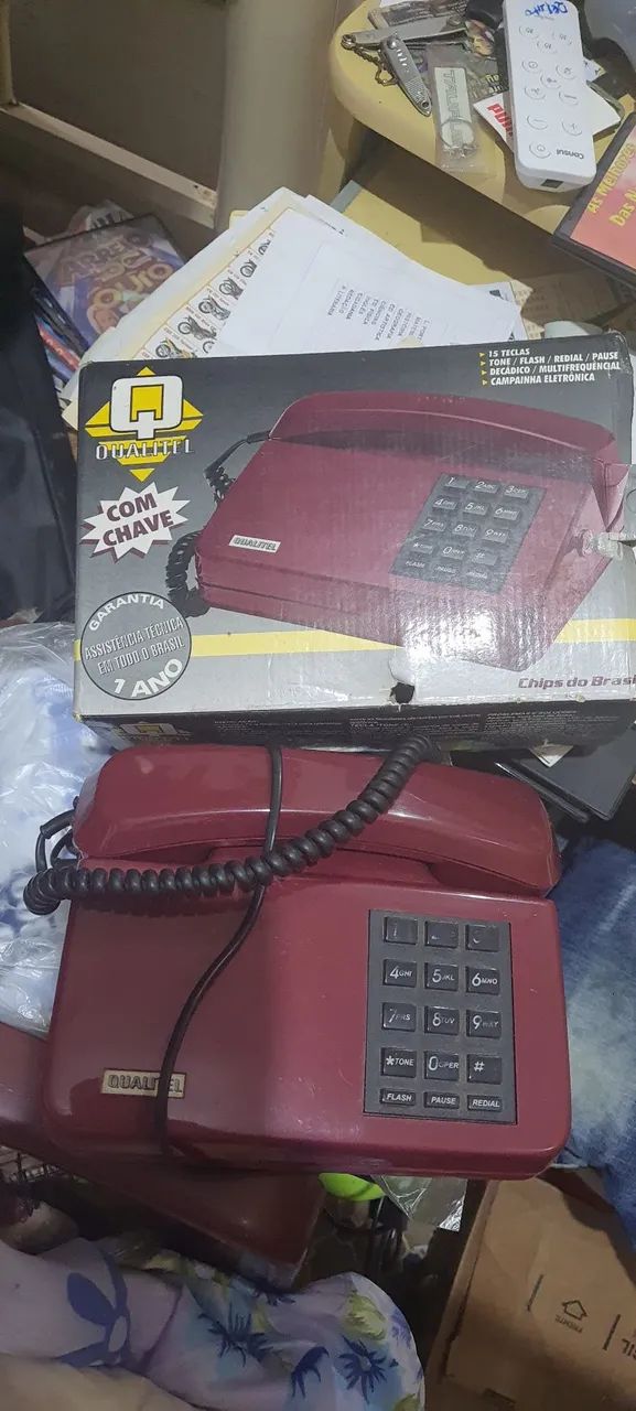 Tefone antigo para coleção ou decoração  - Foto 3