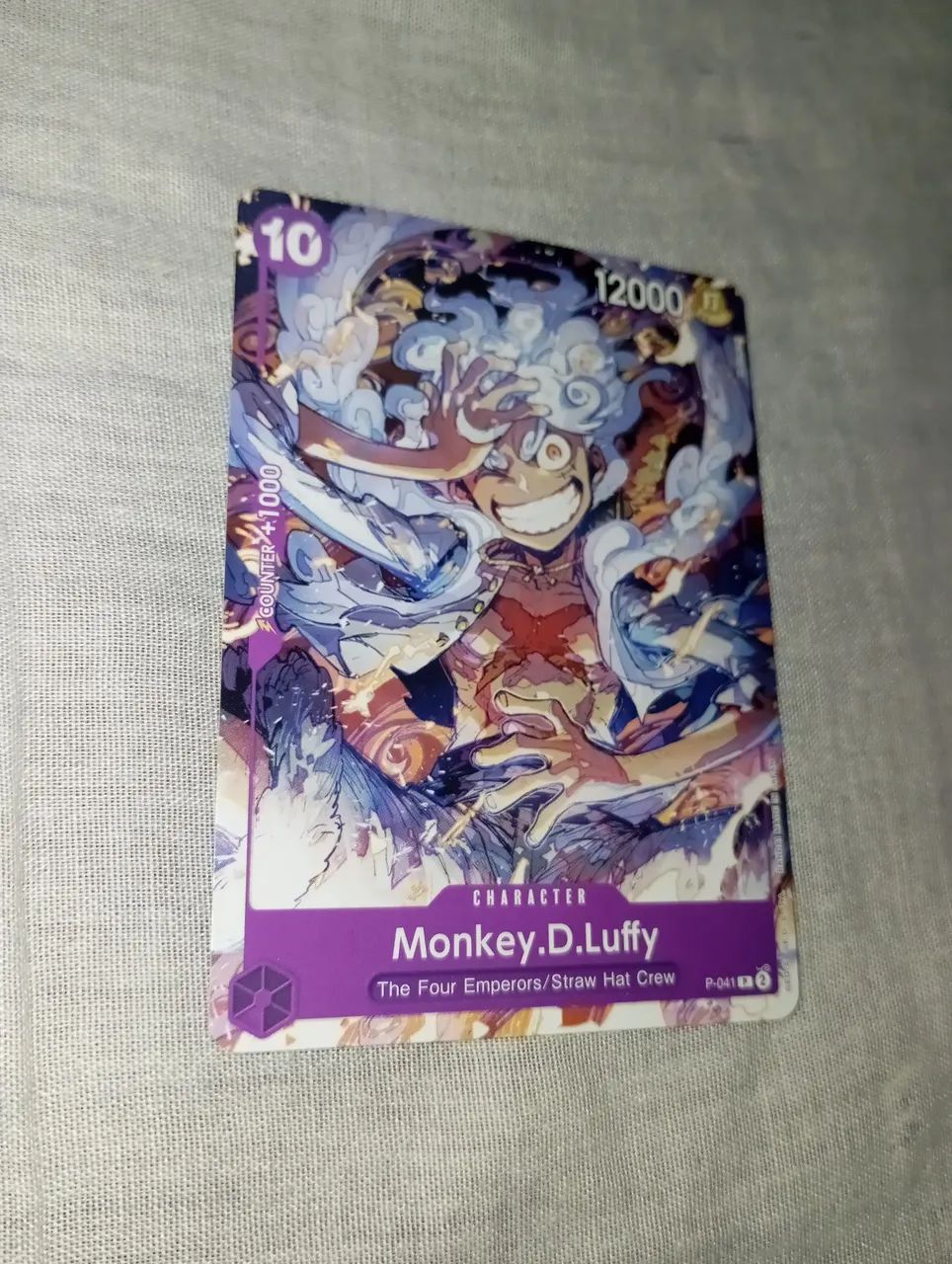 Carta One Piece Monkey D Luffy Gear 5 Promo Original em Perfeito Estado - Foto 4
