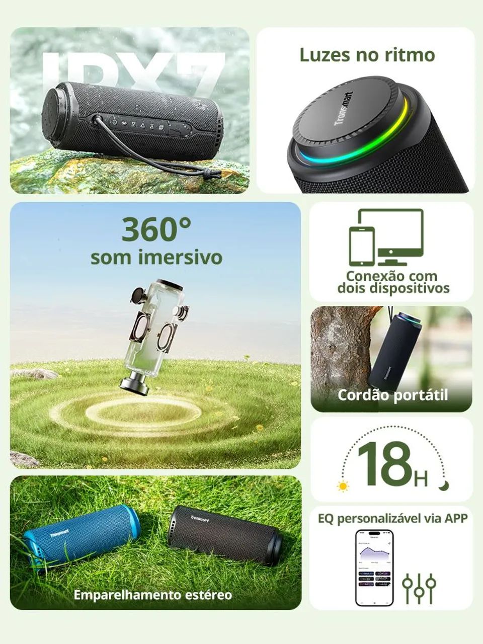 Caixa de som Tronsmart T8 40w LACRADA  - Foto 4