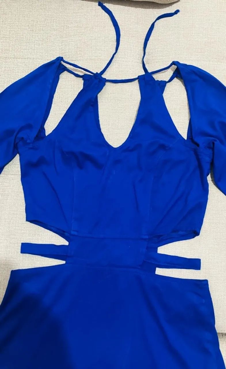 VESTIDO AZUL ESTILOSO - Foto 3