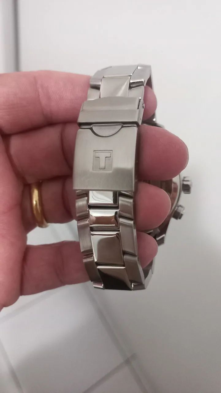 RELÓGIO (TISSOT) *V8* -CRONÓGRAFO- # MOSTRADOR PRATA# - Foto 4