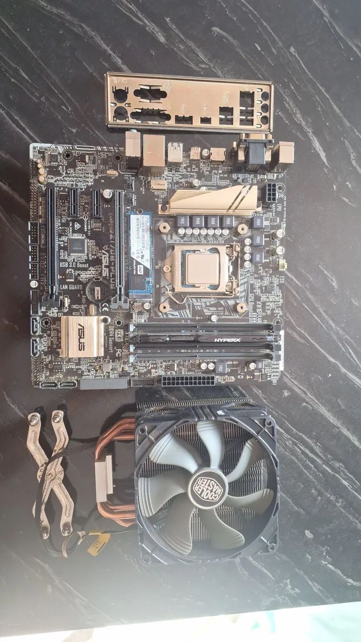 Kit Upgrade Intel i5 6600K + Asus Z170-Plus/BR + 8GB DDR4 + Hyper