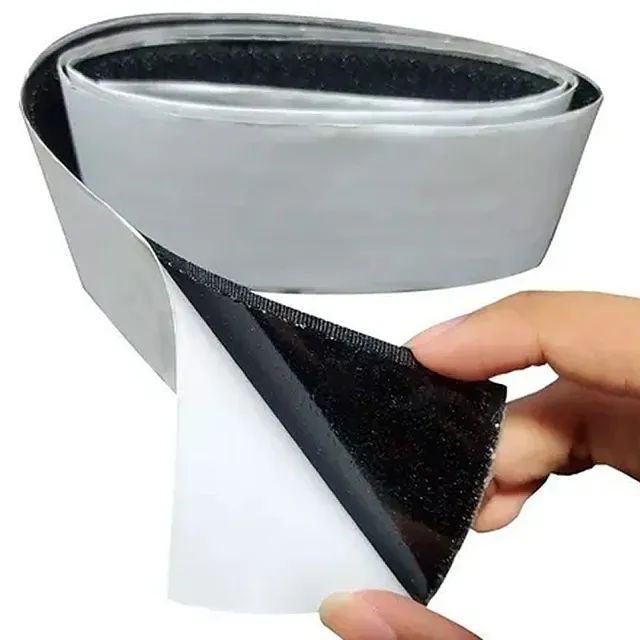 Velcro Auto Adesivo lado Femea C/50m por 1.3 Metros Preto - Foto 6