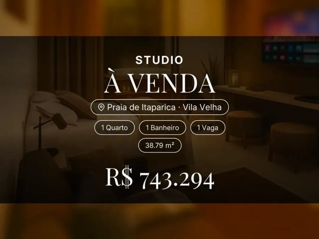 Studio Garden em Praia de Itaparica | Layout funcional e bem distribuído