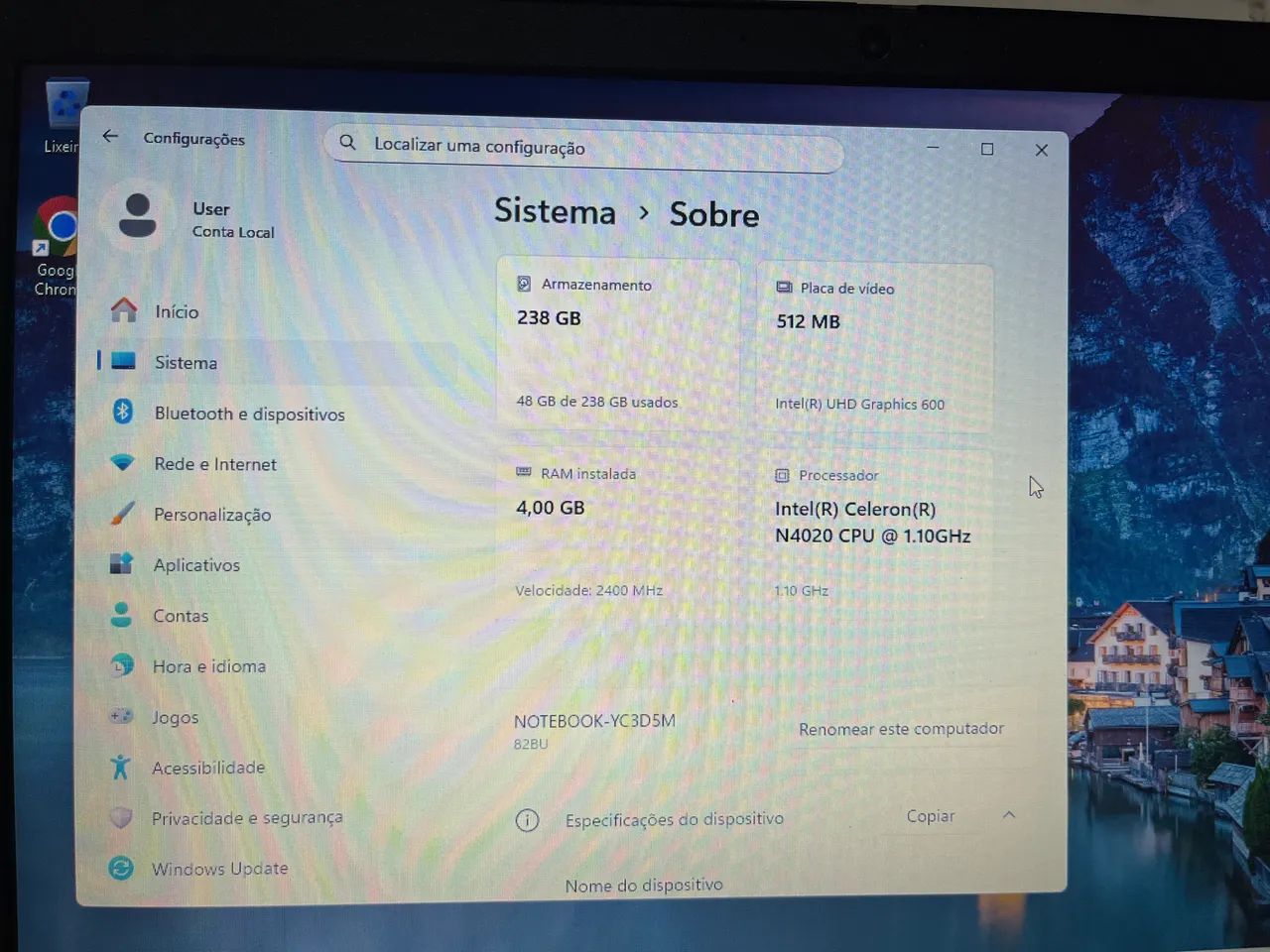 notebook lenovo ideapad 3 - Foto 4