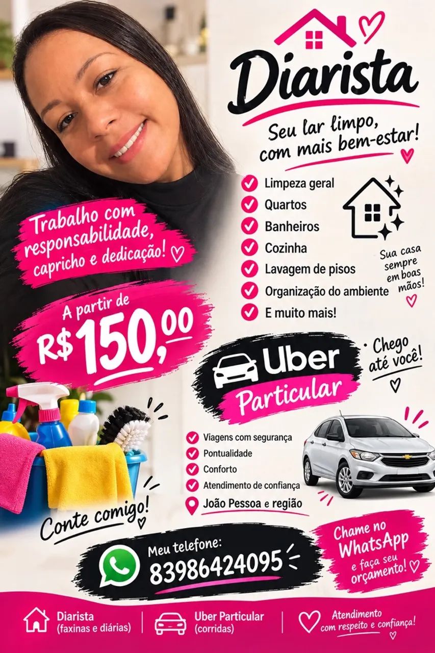 Diarista e Uber particular   - Foto 2
