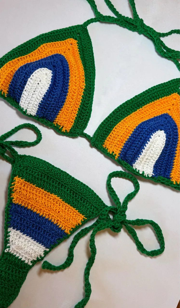 Biquíni do Brasil em crochê fabricação própria  - Foto 2