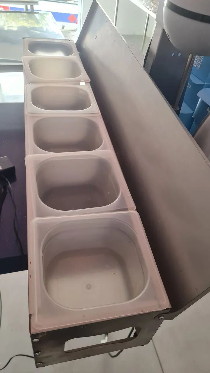 Condimentadora Aço Inox 6 cubas  - Foto 5