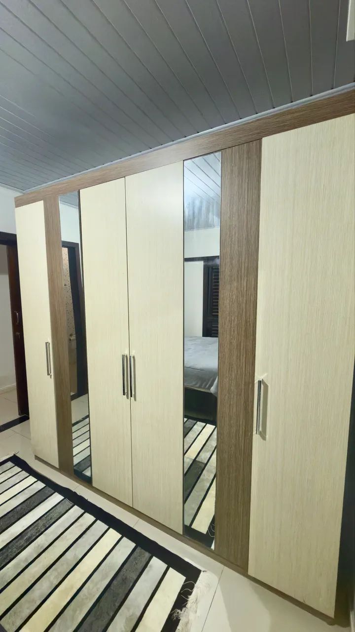 VENDO CONJUNTO: Guarda-Roupa de Casal + Cômoda (MDF)  - Foto 3