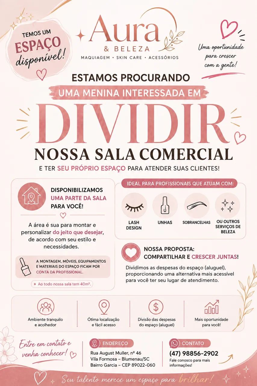 Dividir sala comercial
