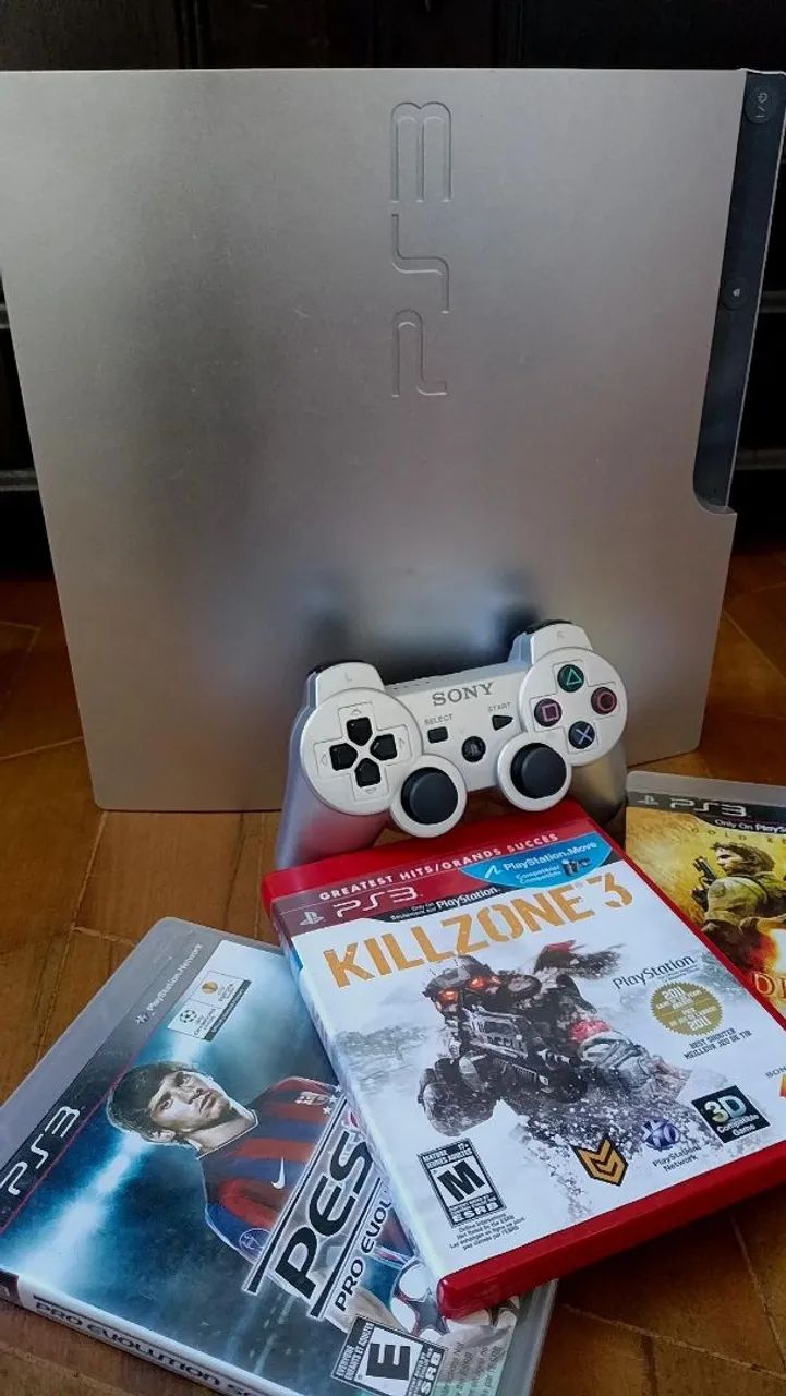 Venda ou troca Playstation 3 silver 