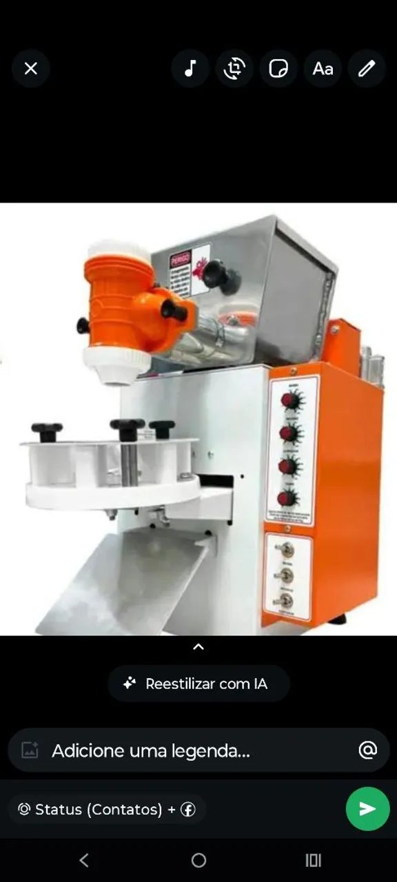 Compacta printei de salgados 