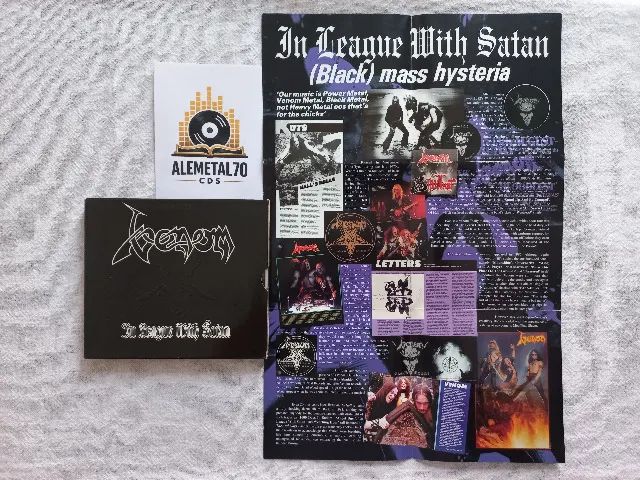 Cd Venom - In League with Satan - Foto 5