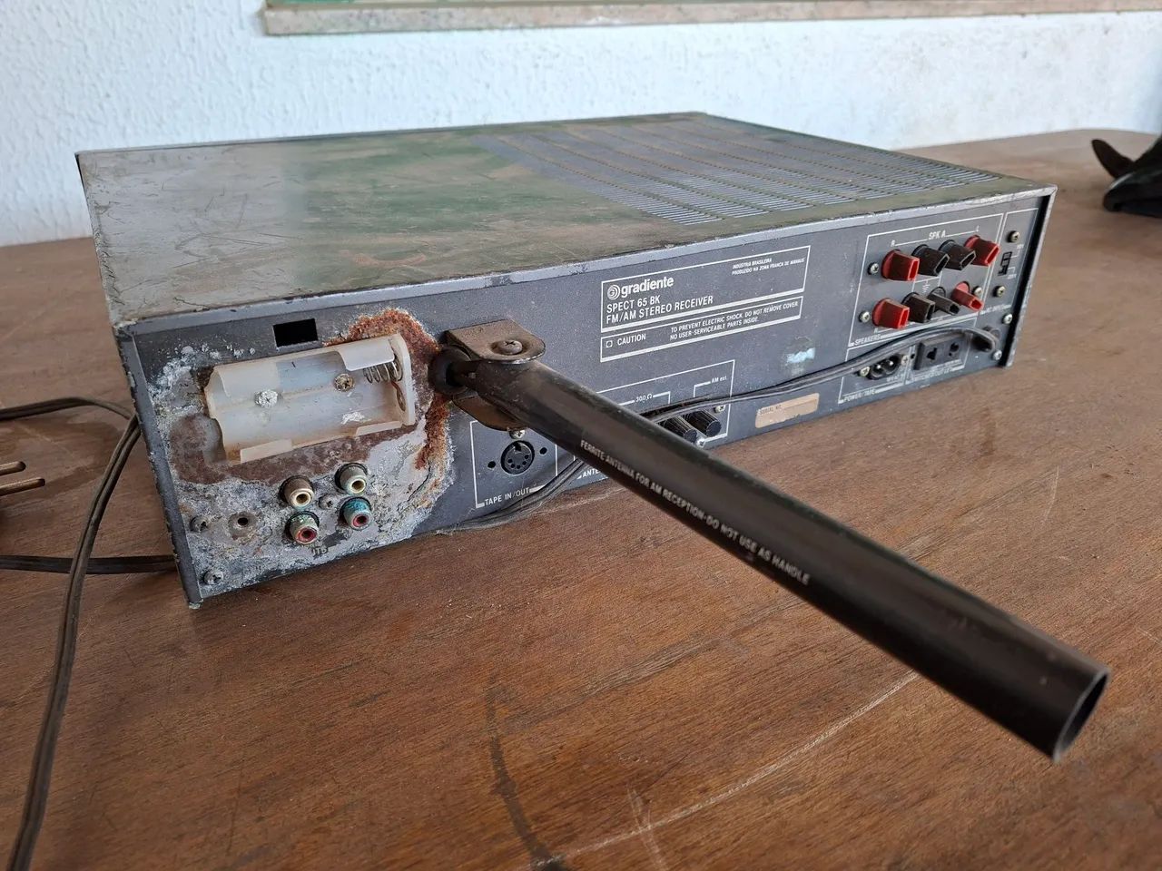 Receiver Vintage Gradiente Spect 65 BK - Funcionando (Para Revisão / Restauro) - Foto 5