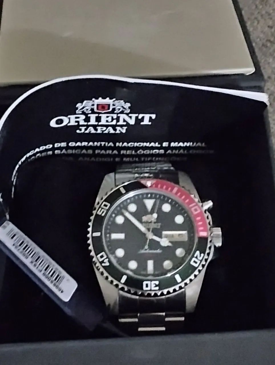 ORIENT SUBMARINER AUTOMÁTICO COKE - Acessórios - Loteamento