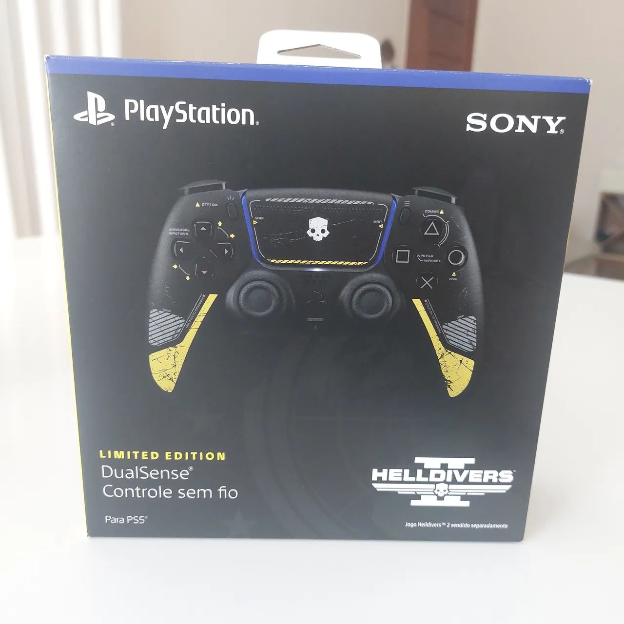 Dualsense PS5 Helldivers - Edição Limitada