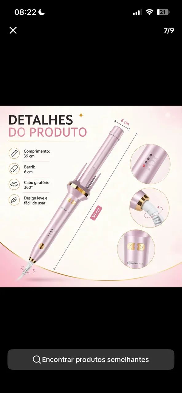 Modelador de cachos  - Foto 3