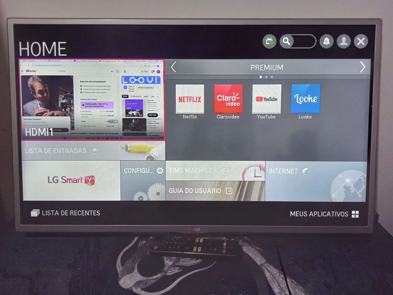 Tv Lg smart 32 polegadas  Mod.LB580B