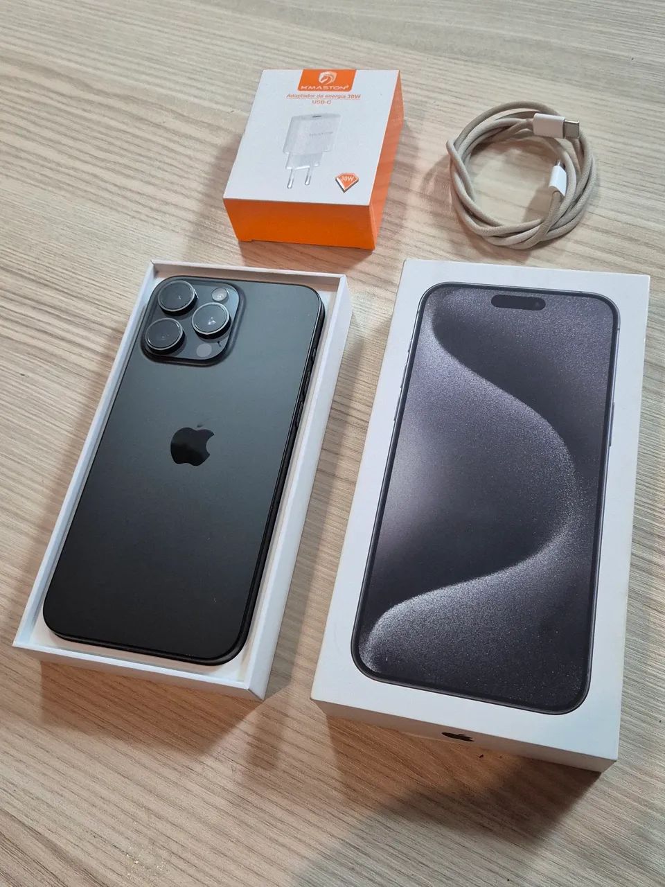 Iphone 15 Pro Max - Titânio Black - 256gb (Seminovo) - Foto 2