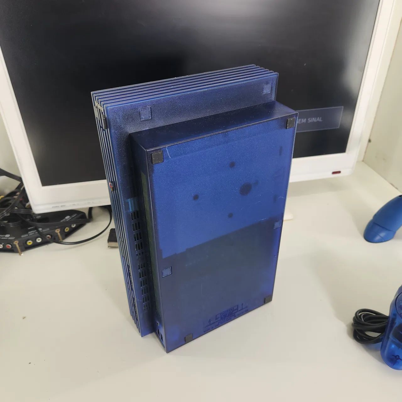 Playstation 2 ocean blue original japao  - Foto 5