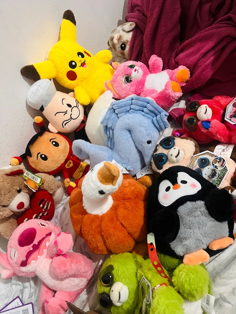 Lote pelúcias 