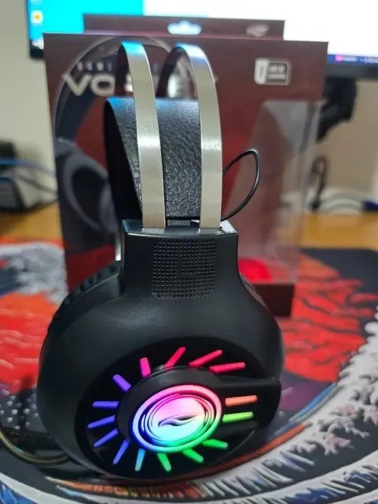 Headset Gamer Vortex 50 mm, USB, Com Microfone Omnidirecional - Foto 2