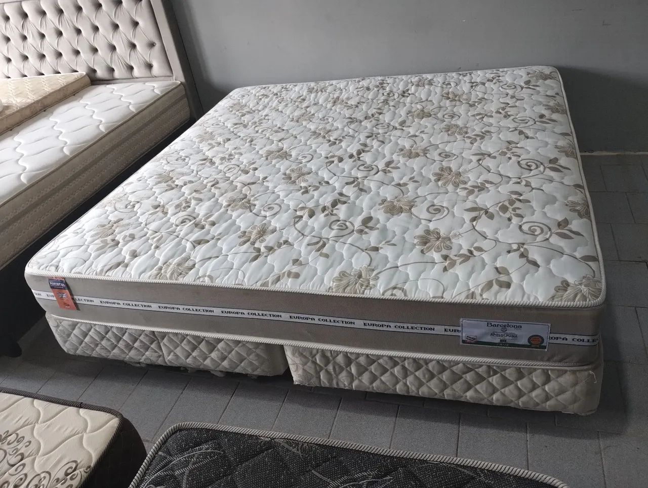 Cama de casal semi-novo King Size - Foto 3