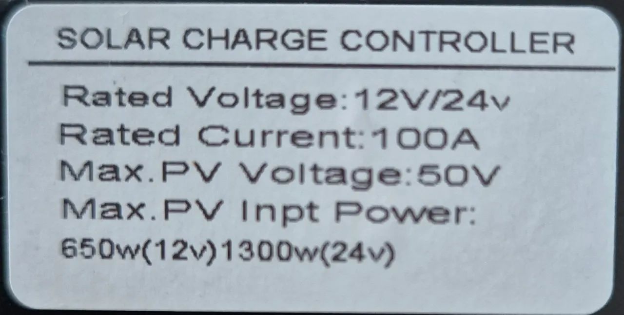 Controlador de Carga Solar 100A 12-24V Duplo USB - Foto 4