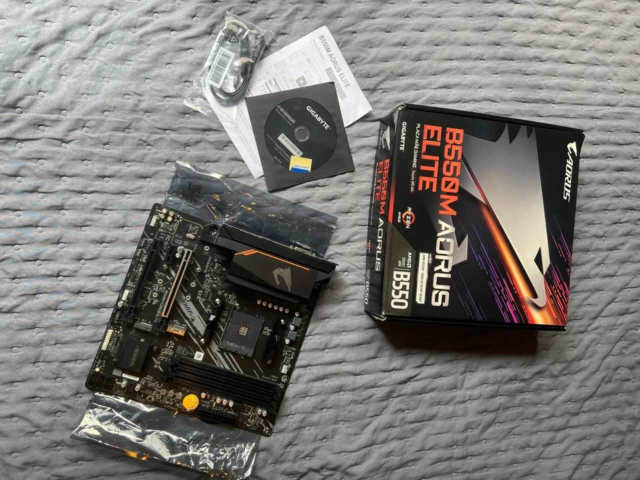 Placa mãe b550m aorus elite  - Foto 2