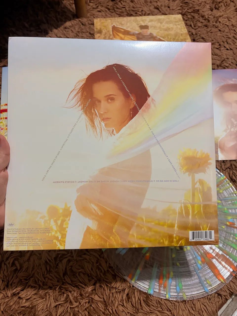 DISCO DE VINIL KATY PERRY PRISM LP EDIÇÃO 10 ANOS SPLATTER - Foto 4