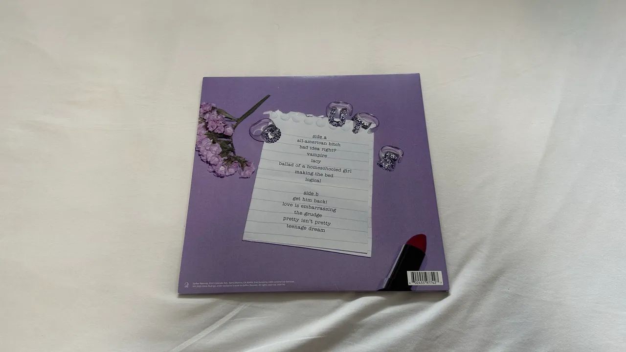 Vinil GUTS - Olivia Rodrigo (Target) - Foto 3