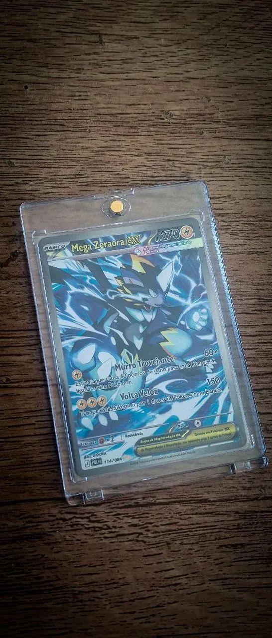Mega Zeraora Ex 114/084 - Pokemon Escuridão Absoluta  - Foto 4