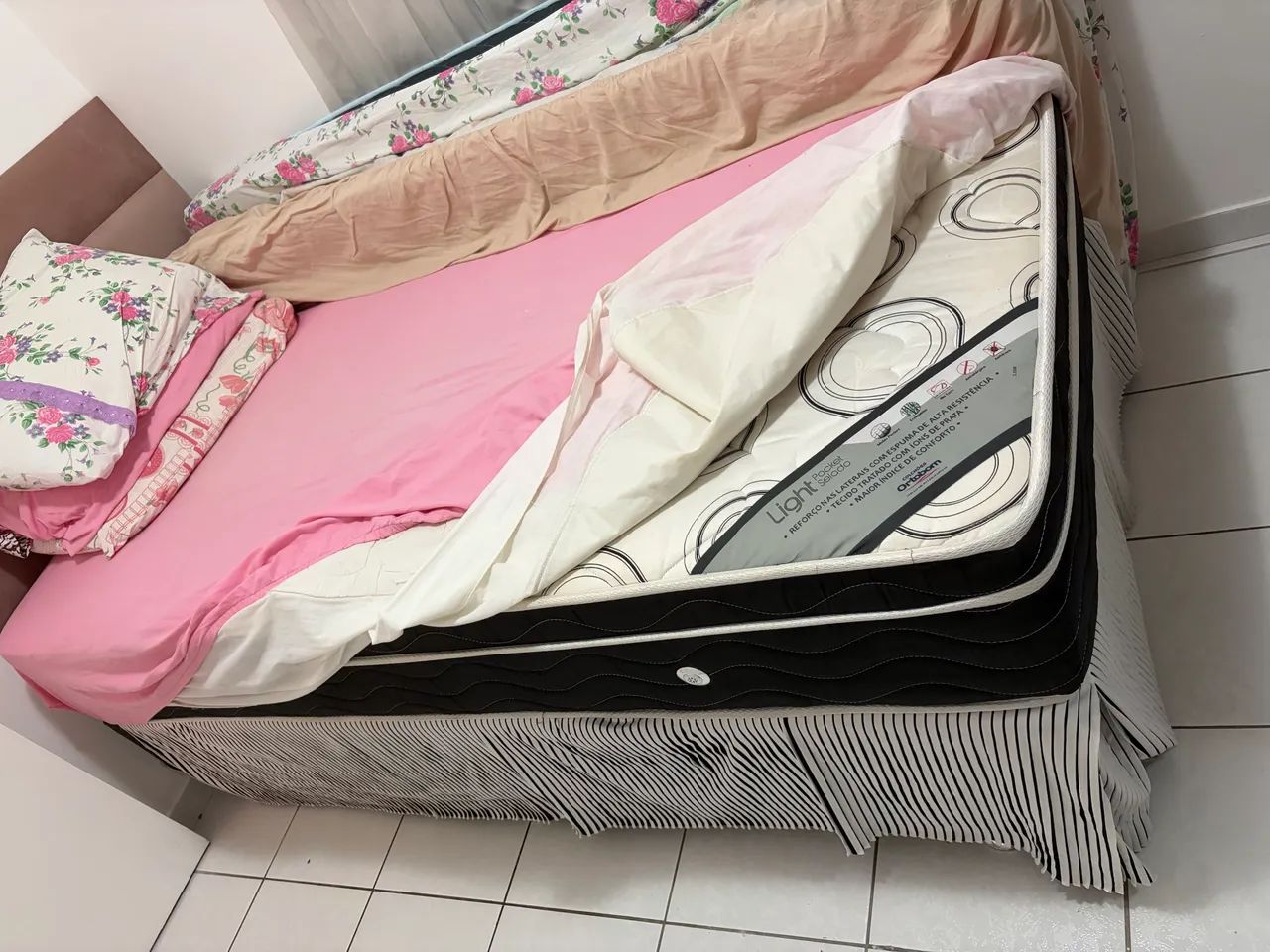 Cama de solteiro Ortobom + box  - Foto 2