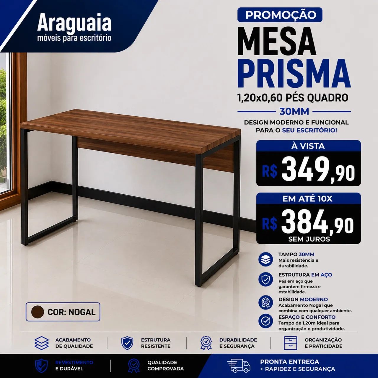 Mesa prisma 1,20 30mm