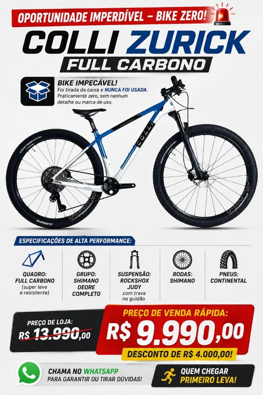 MTB CARBONO DEORE - ZERO - COLLI  - Foto 3
