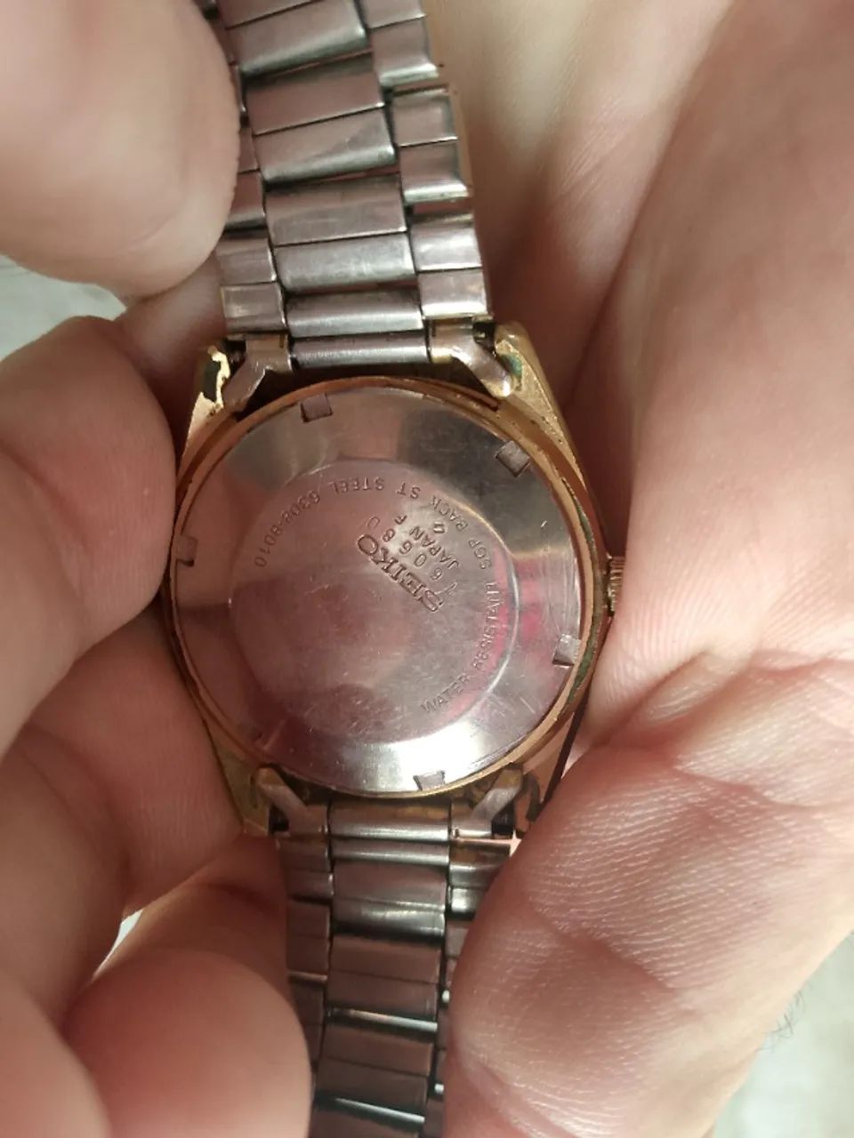 Relógio Seiko automático funcionando 