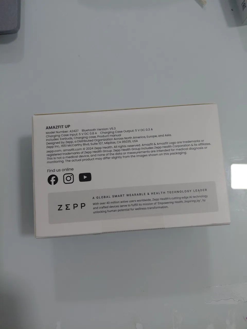 Fone bluetooth Amazfit UP - NOVO - Foto 3