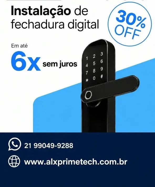 Instalação Fechadura Eletrônica.