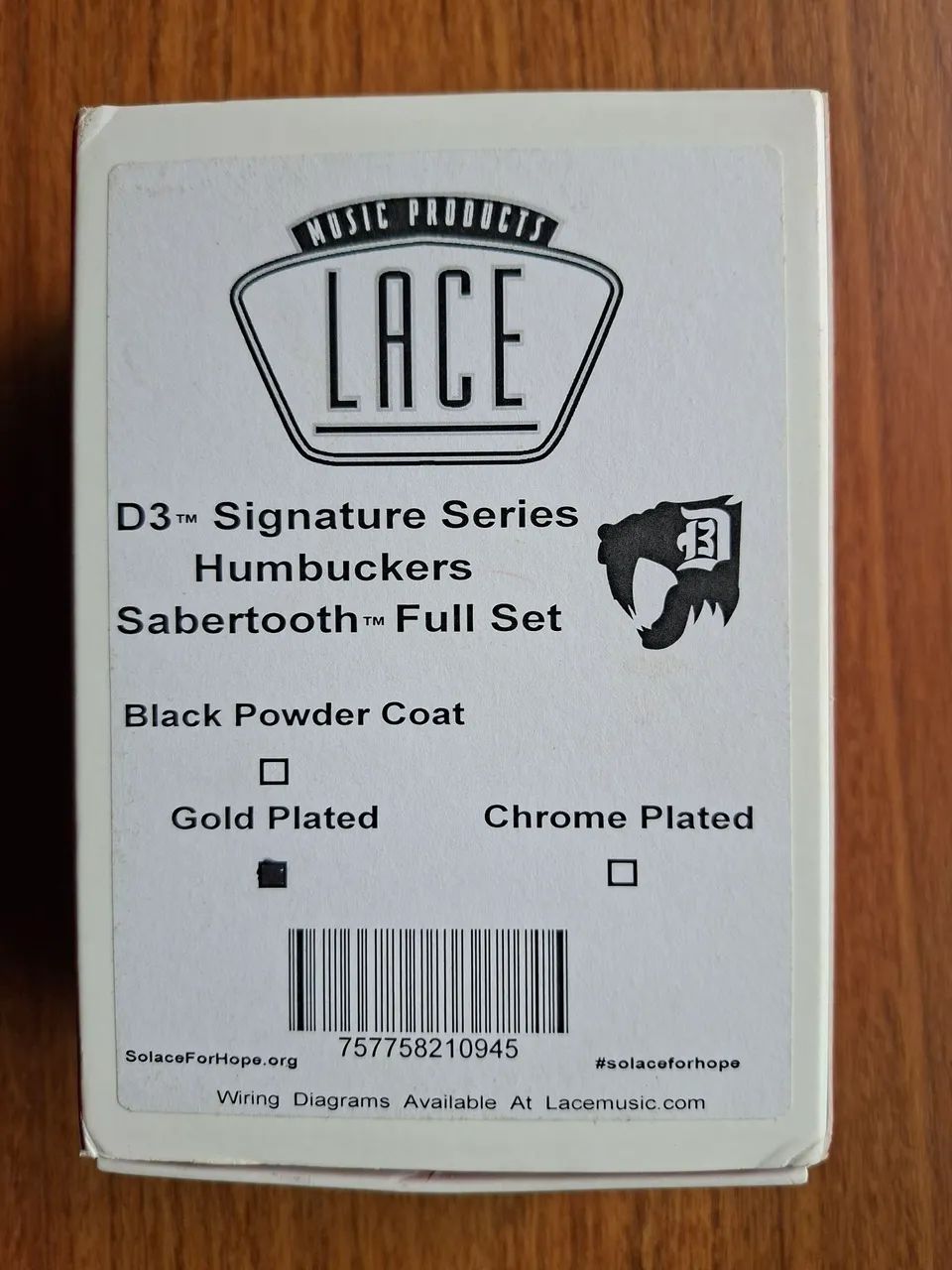 Captador Humbucker Lace Sensor Sabertooth - Foto 5