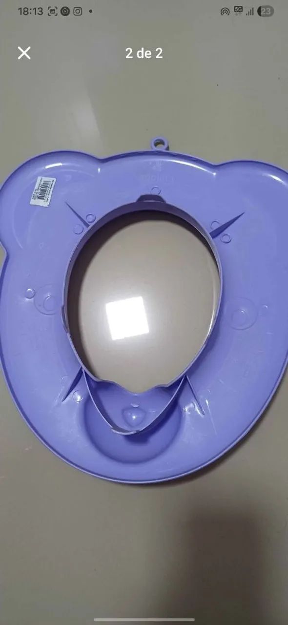 Assento redutor de vaso sanitário  - Foto 2