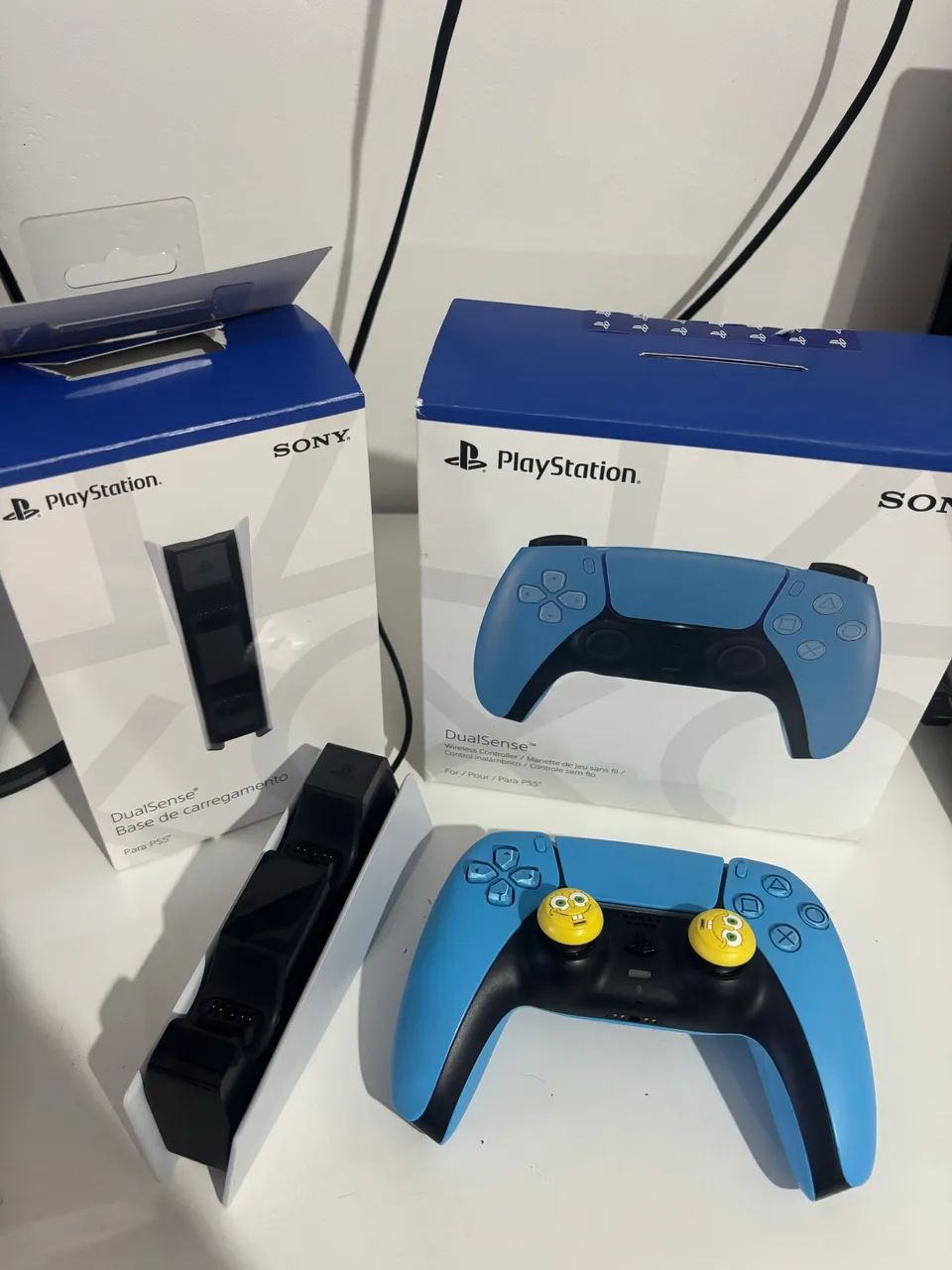 Controle + base de carregamento PS5