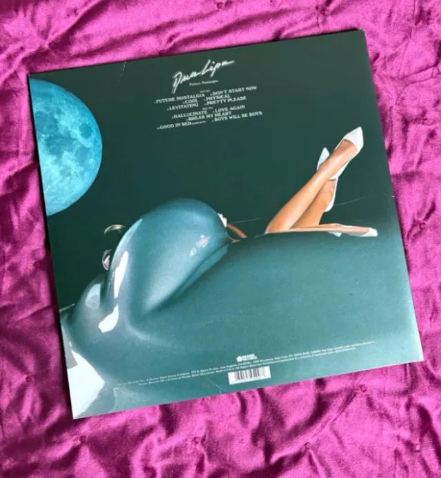 Dua Lipa Future Nostalgia Disco de Vinil LP colorido importado - Foto 3