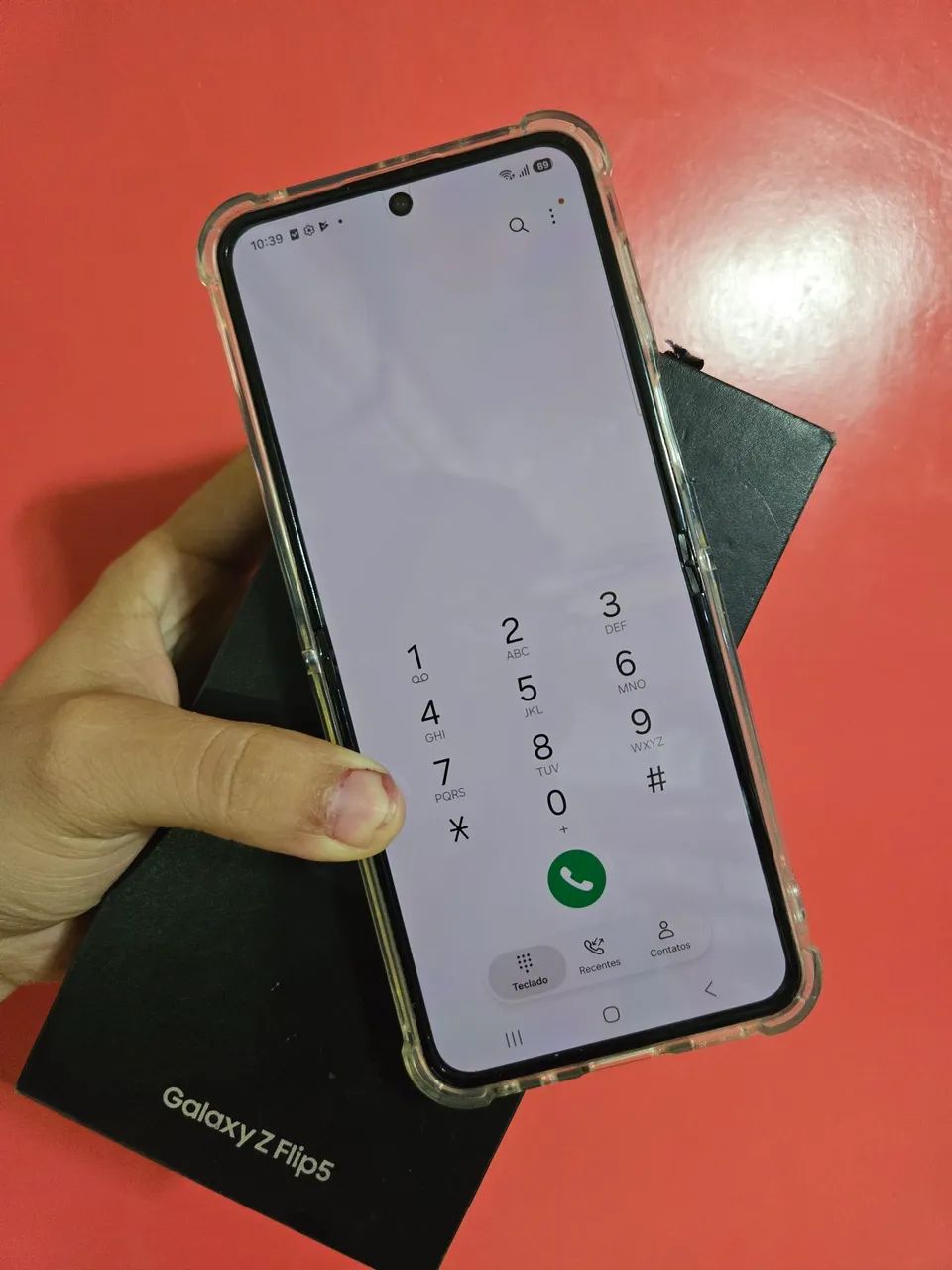 Zflip 5 5125gb impecável,  troco por iphone  - Foto 4