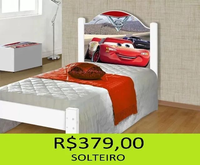 Cama solteiro adesivada super resistente - Foto 2