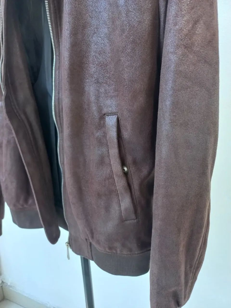 Jaqueta Zara | Masculina | Marrom - Foto 3