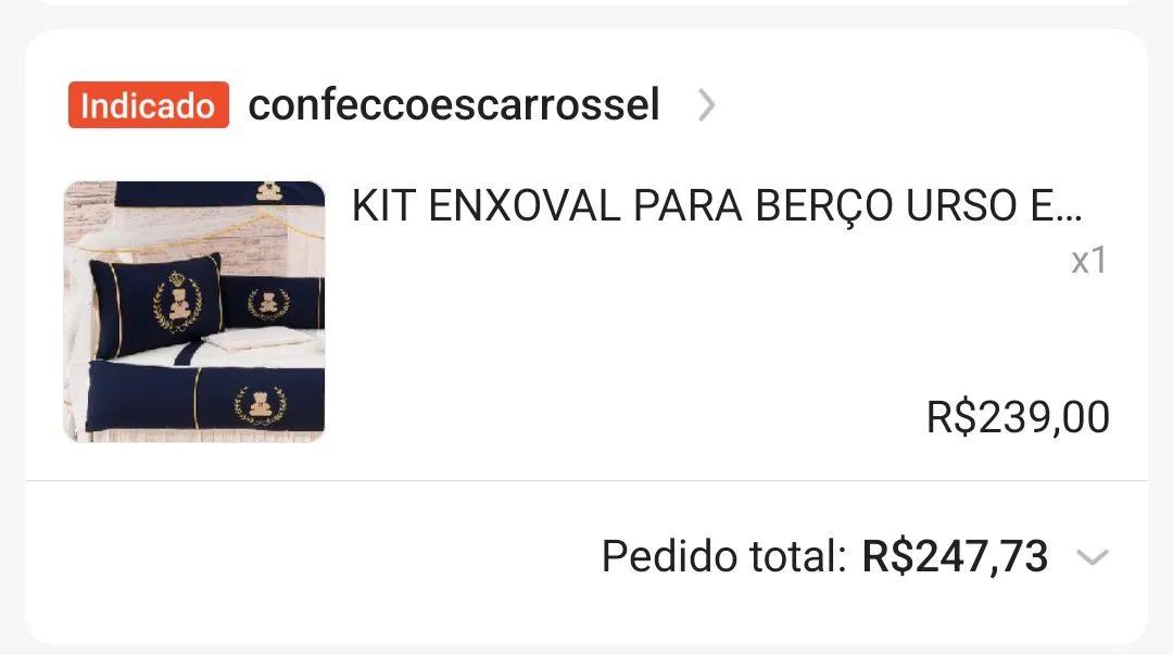 Kit enxoval de berço  - Foto 2