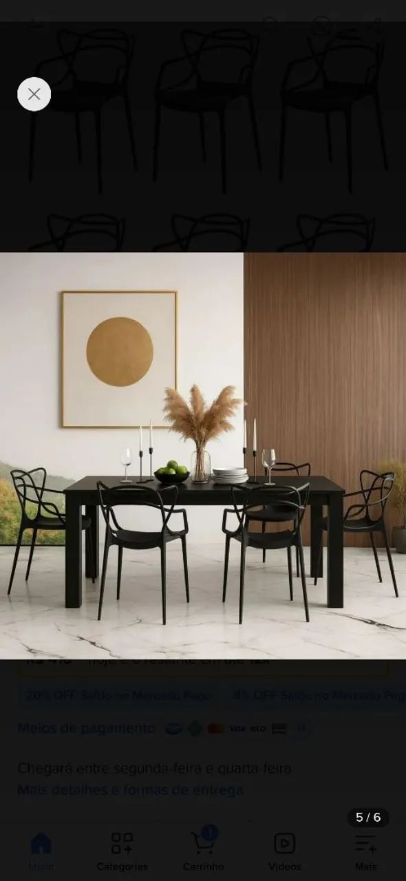 Cadeira  jantar Charles Eames Allegrs